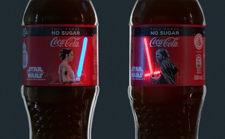 Star Wars-themed Coca-Cola bottle labels – a brand identity breakthrough