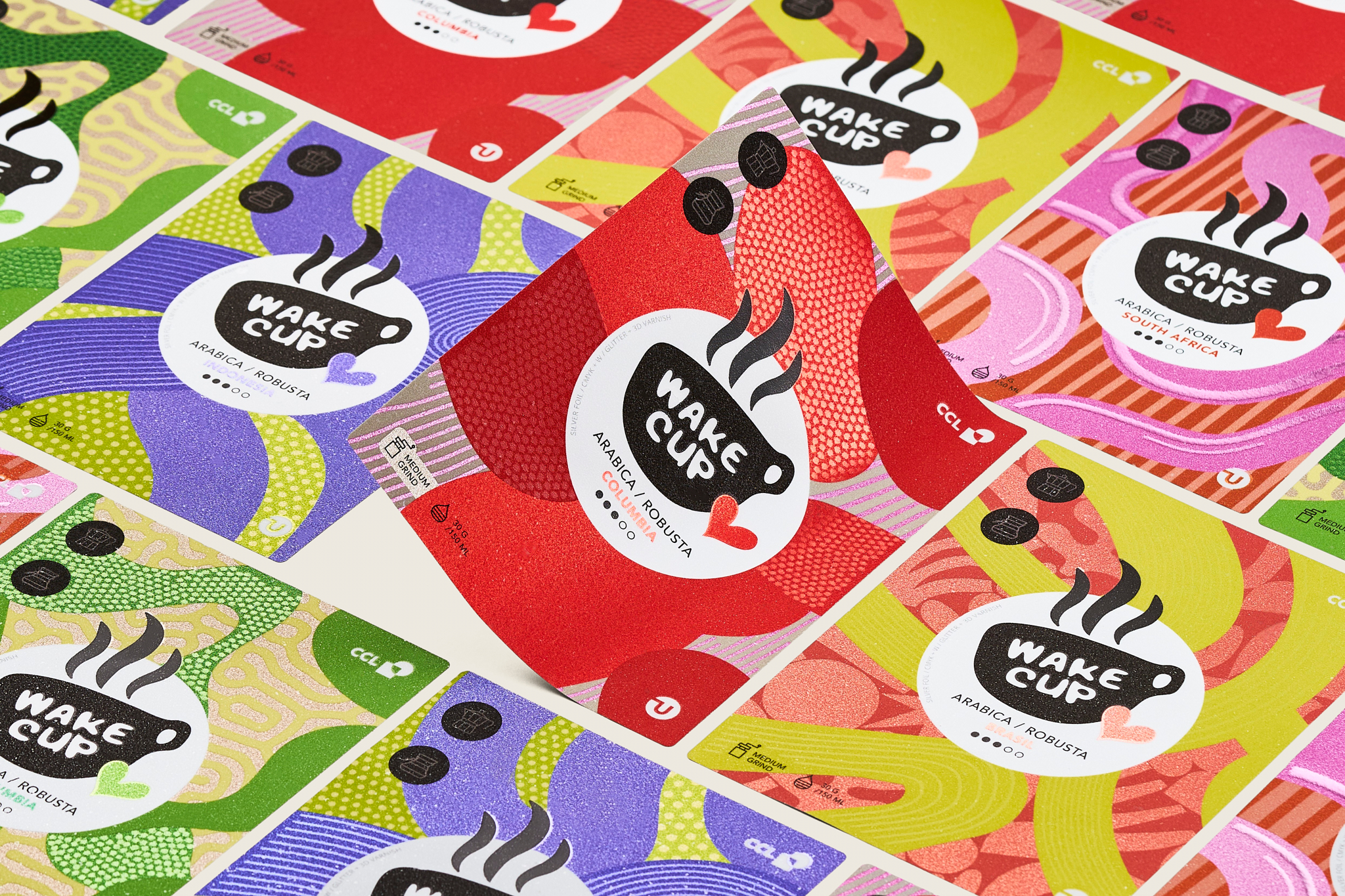 Glitter laminate on labels – a hit in the beauty industry